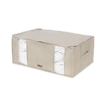 Compactor - Housse avec Sac sous vide Dune XXL, grand coffre, rangement armoire, dressing, boîte déménagement, compatible aspirateur et pompe à vide, compresse couettes, oreillers et vêtements