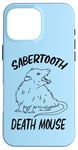 Coque pour iPhone 16 Pro Max Funny Sabertooth Death Mouse Possum Lover