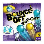 MATTEL ​BOUNCE-OFF POP-OUT Party Game for Family, Teens, Adults with 16 balls, 20 Challenge Cards, Game Tray with Timer, Gift for 7 Year Olds & Up