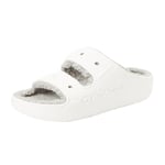 Crocs Homme Sandales Baya Cozzzy, Blanc, 46 EU