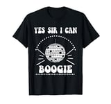 Yes Sir I Can Boogie Shirt,70s 80s Disco Shirts for Women T-Shirt