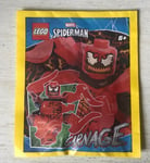 POLYBAG LEGO MARVEL SPIDERMAN FIGURINE MINIFIGURE FOIL 242216 CARNAGE RED SPIDEY