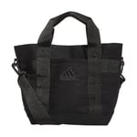 adidas Canvas Mini Sized Small Tote Bag, Black, One Size, Canvas Mini Sized Small Tote Bag