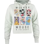 Disney Womens/Ladies 90´s Friends Cropped Hoodie - XL