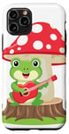 Coque pour iPhone 11 Pro Anime Kawaii Musical Frog Mushroom