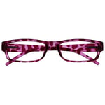 OPULIZE Reading Glasses Pink Tortoiseshell Lightweight Comfortable Readers Mens Womens R32-4 +3.50