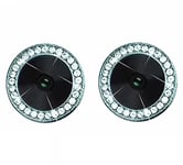 Camera Protectors For iPhone 13 13 Mini A Set of 2 Blue Jewelled Glass