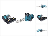 Makita DUC 357 RG2X2 akkumoottorisaha 18 V 35 cm 7,7 m/s + 2x akku 6,0 Ah + laturi