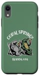 Coque pour iPhone XR Coral Springs Florida USA Motif lamantin et alligator