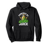 Powered By Pickle Juice Cucumber Vegan Fitness Pullover Hoodie