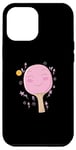 Coque pour iPhone 12 Pro Max Truelle de ping-pong rose tennis de table fille femme