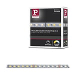 Paulmann 70566 SmartHome MaxLED Tunable White Strips INCL. 1x6,2W gradable Argent Barre Lumineuse Plastique Bande LED 3000K, Matière, 6.2 W, Strio, 1m