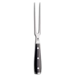 Wüsthof TR9040390016 Fourchette à viande Classic Ikon 16 cm, acier inoxydable, couteau forgé