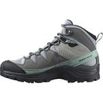 Salomon Quest Rove Gore-Tex Chaussures Imperméables de Randonnée Trek pour Femme, Design spécial grande randonnée, Protection outdoor, Fiabilité et performance, Quarry, 40