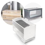 Reer BiteSafe - Moustiquaire pour lit d'enfant - Moustiquaire - pour bébé - Blanc 87040 Très Grand modèle