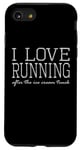 Coque pour iPhone SE (2020) / 7 / 8 I Love Running after the Ice Cream Truck – Entraînement amusant