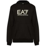 Sweat-shirt Ea7 Emporio Armani  Visibility Cotton Hooded Sweatshirt Black