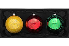 WeRChristmas Boules Multicolores 11 cm