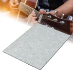 (White Pearl)Guitar Pickguard PVC Celluloid Portable Electric Bass Scratch DTD