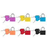 Flintronic 6PCS Petit Cadenas à Bagage, Petit Cadenas avec 2 Clés, Multicolore Mini Cadenas à Bagage Cadenas Valise pour Bagage Valise, Petit Cadenas Valise pour Voyage/Valise/Casiers (30x23cm)