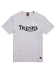 Triumph Motorcycles Fork Seal Tee - Silver Marl Colour: Silver Marl, Size: X Large