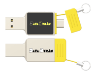 64 GB Databyrån Neon USB-C / USB-A 3.0