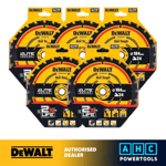 DeWalt DT10302-QZ ELITE Circular Saw Blade  184mm x 16mm 24T (Pack of 5)