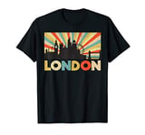 Vintage London Shirt - Retro Sunshine London Skyline T-Shirt