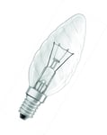 Osram Glödlampa kron vriden, 11 W, E14, klar, 59 lm