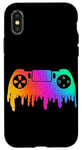 Coque pour iPhone X/XS Manette de jeu graphique jeux vidéo adolescents esthétiques