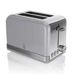 Swan ST19010GRN 2-Slice Retro Toaster - Grey