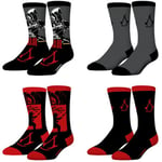 Chaussettes Freegun  Lot de 4 paires de chaussettes homme Assassin'S Creed