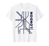 London Underground or London Tube Map of subway T-Shirt