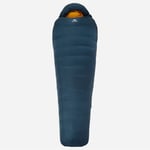 Mountain Equipment Helium 800 - Sac de couchage homme Majolica Blue Regular - Ouverture droite