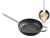 Pan Non-Stick Family Stone CMS 34+ Handle Silver Home