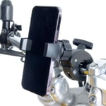 Robust Motorbike Clamp Mount & Strong Grip Holder for Samsung Mobile Phones