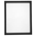 Klar Foto Ram Glas Bildram Dubbelsidig För Vägg Och Bordsskivan Display Familj Presenter Svart26 Black 26.7X21.5cm