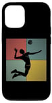 Coque pour iPhone 15 Vintage-Volleyball Ballon Balle de Volley-ball Volleyball