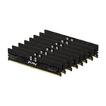 Kingston FURY Renegade Pro PnP 256GB 4800MT/s DDR5 ECC Reg CL36 DIMM Memory Overclockable ECC registered DIMMKit of 8 - KF548R36RBK8-256