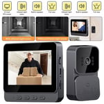 Wireless Smart Video Doorbell WiFi Security Camera Bell Phone Door Ring Intercom