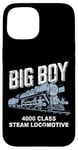 Coque pour iPhone 15 Big Boy 4000 Locomotive à vapeur Locomotive Train Lover Lover