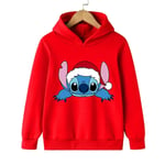 Rolig 90-tals Jul Stitch Hoodie Barnkläder Cartoon Kläder Flickor Pojkar Lilo och Stitch Tröja Hoodie Baby Casual Topp 59018 59018 140CM