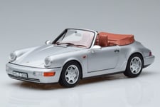 187330 Porsche 911 964 Carrera 2 Cabrio Silver Norev 1/18