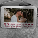 Personalised Gift For Love Of My Life Anniversary Valentines Metal Wallet Card