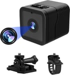 Mini caméra de Surveillance HD 1080P, Action Caméra Sportive Imperméable, Caméra Vidéo de Vélo 4 Heures, Caméra Sport Objectif Grand Angel 150° pour Escalade, Vélo, Réunions, Bureaux, etc..[G2463]