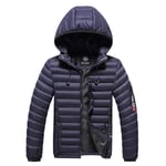 Doudoune Homme De Marque À Capuche Detachable Parka Hommes Vêtement Masculin Épaississant Manteau Homme Courte -Zs306773