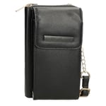 Pepe Jeans Elia Bagage - Sac de Messager pour Femme, Noir, Talla única, Sac à bandoulière pour téléphone Portable