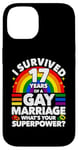 iPhone 14 17th Wedding Anniversary 17 Years Gay Marriage Husband Case