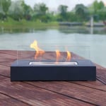 Portable Cheminée de Table,Cheminée au Bioéthanol avec Brûleur en Acier Inoxydable,ne Combustion Plus Longu,pour Intérieur et Extérieur,Idéal pour