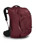 Osprey Women's Fairview 55l Travel Backpack, Zircon Red